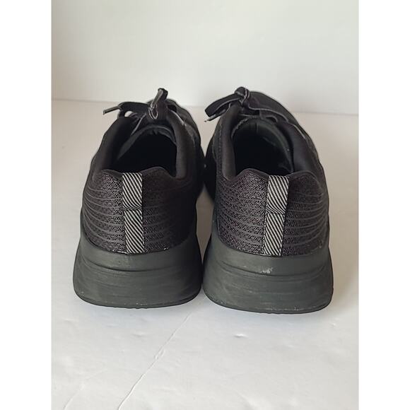 Skechers WMS 9.5 Go Run Max Cushion Shoes Sneaker Black Lace Up Low - Picture 10 of 12